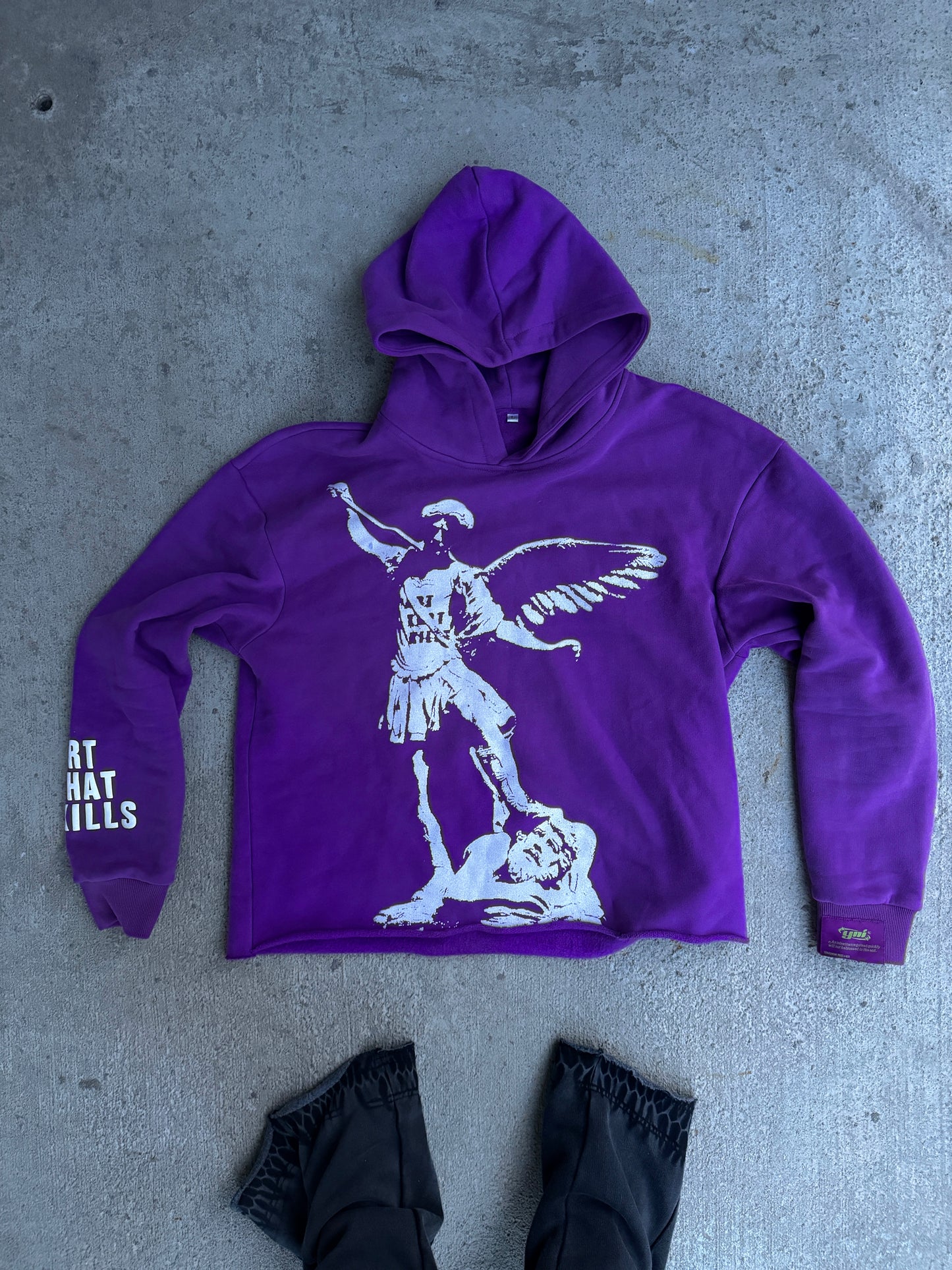 YNI Heaven Cropped Hoodie - Joker